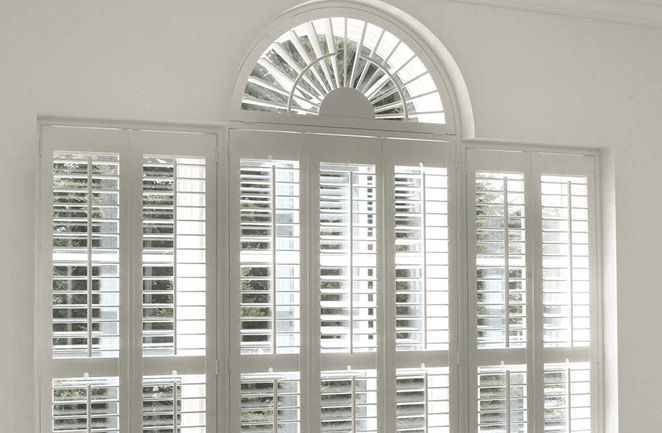 Fan top shutters