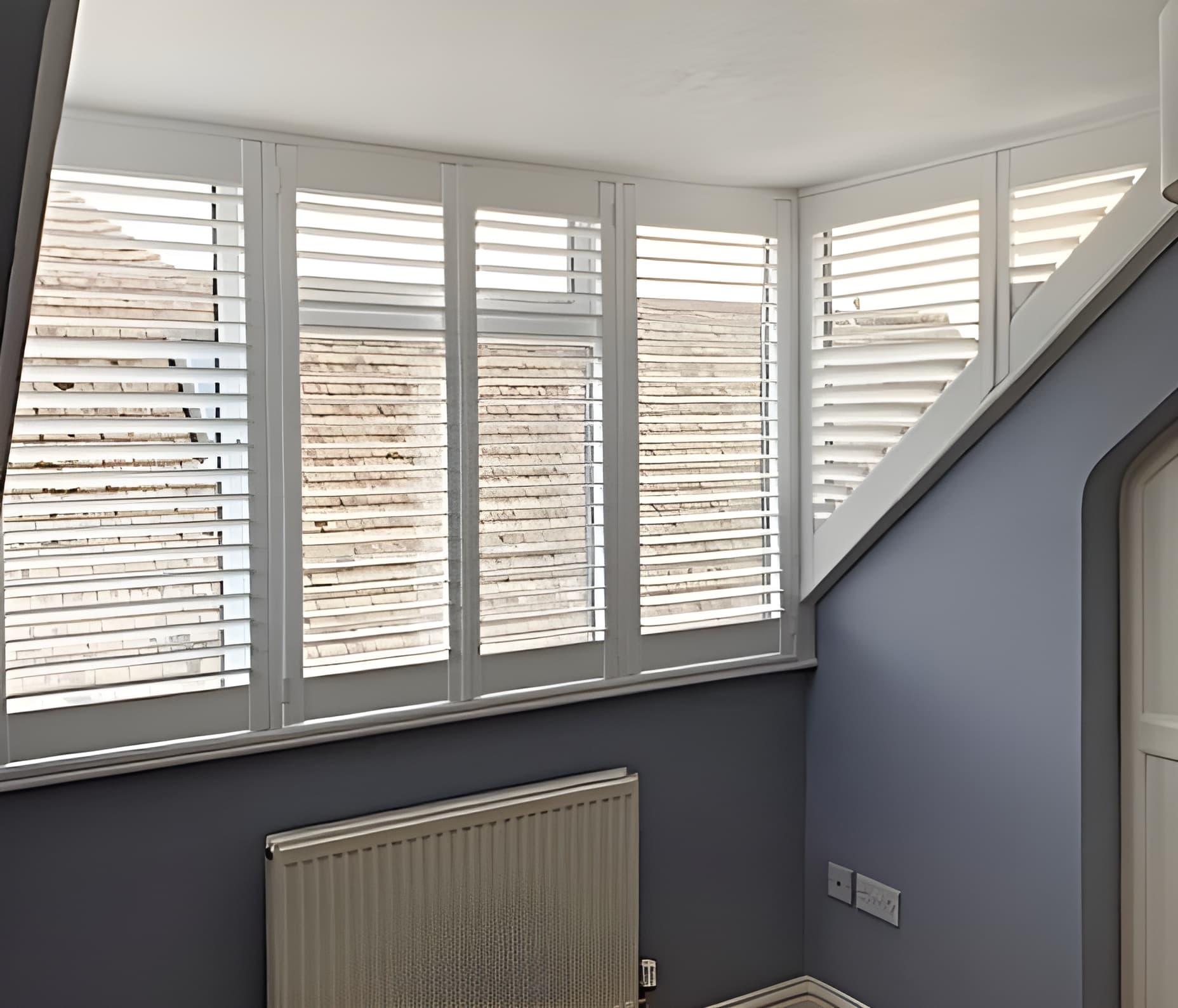 Shutters for gable end windows