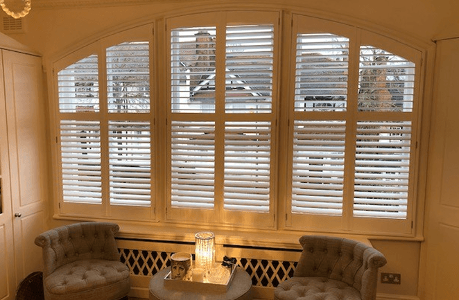 Round top shutters