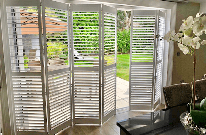 Track system shutters